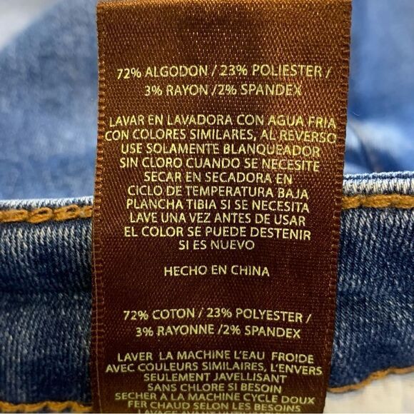 Kut from the Kloth Carlo Ankle Skinny Distressed Jeans Size 16 Raw Hem - Picture 8 of 10